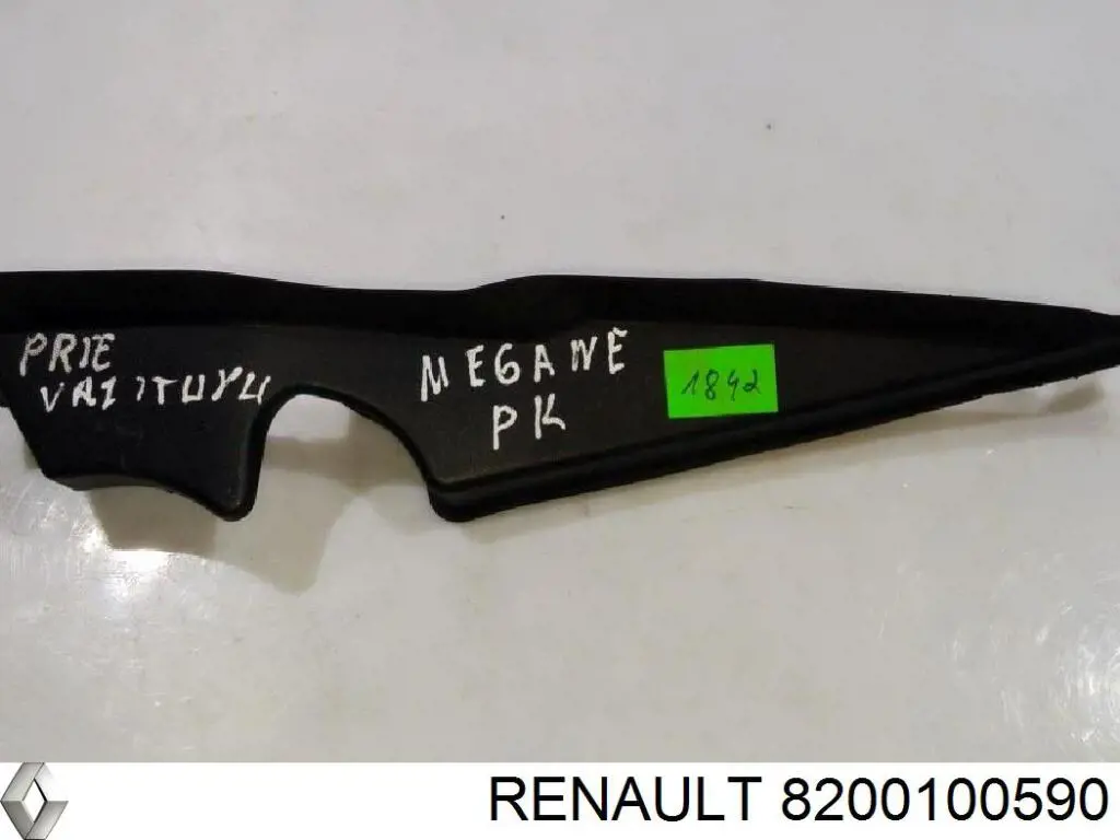 Rejilla de limpiaparabrisas izquierda para Renault Megane (EM0)