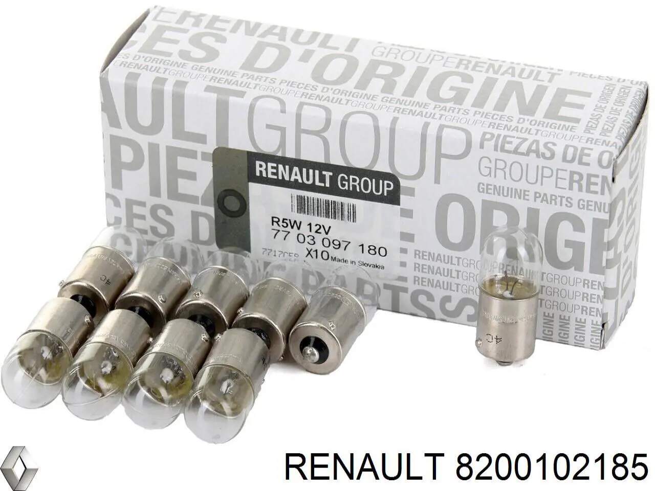 Botón de accionamiento del cierre de la tapa del maletero (puerta trasera 3/5) 8200102185 Renault (RVI)