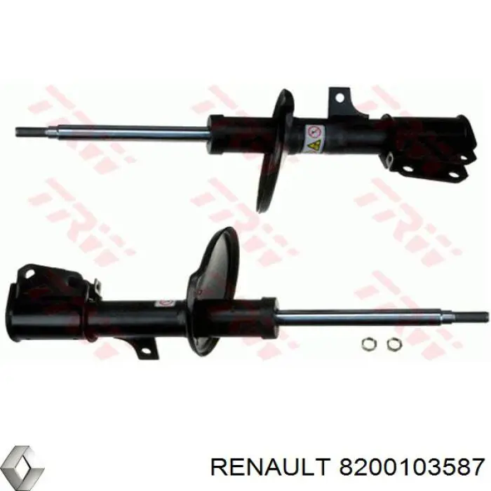 Amortiguador delantero izquierdo Renault (RVI) 8200103587 precio, desde 49,34 EUR