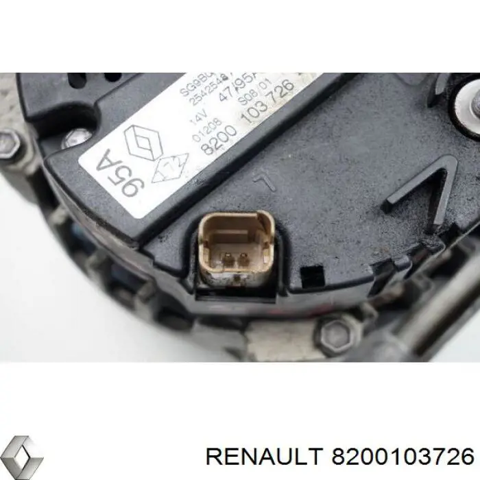 8200103726 Renault (RVI) alternador