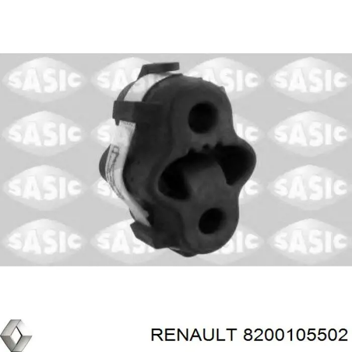 Conector del tubo de escape Renault (RVI) 8200105503
