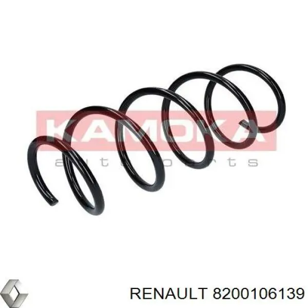 8200106139 Renault (RVI) muelle de suspensión eje delantero