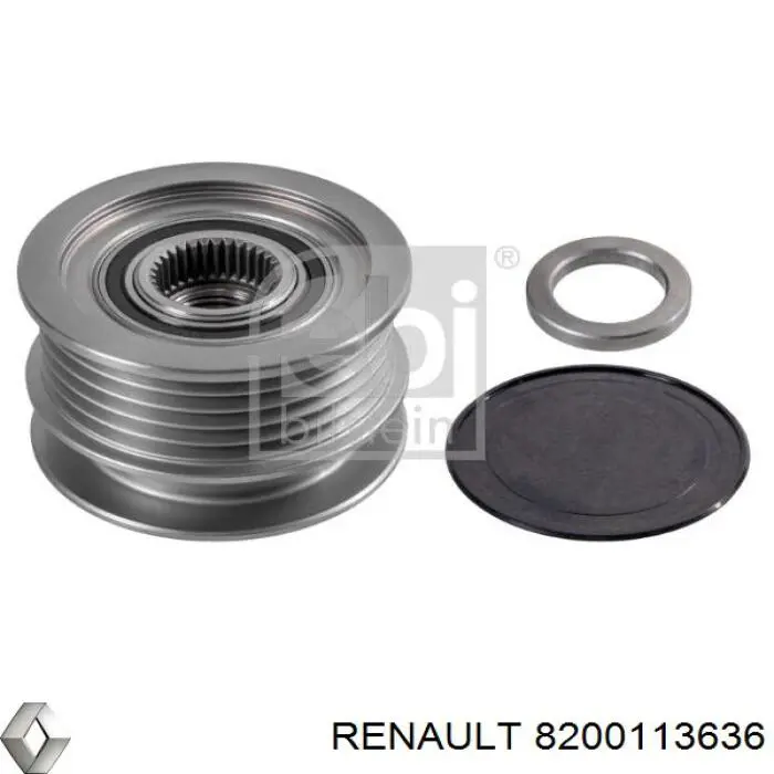 Polea rueda libre Renault (RVI) 8200113636 precio, desde 25,24 EUR