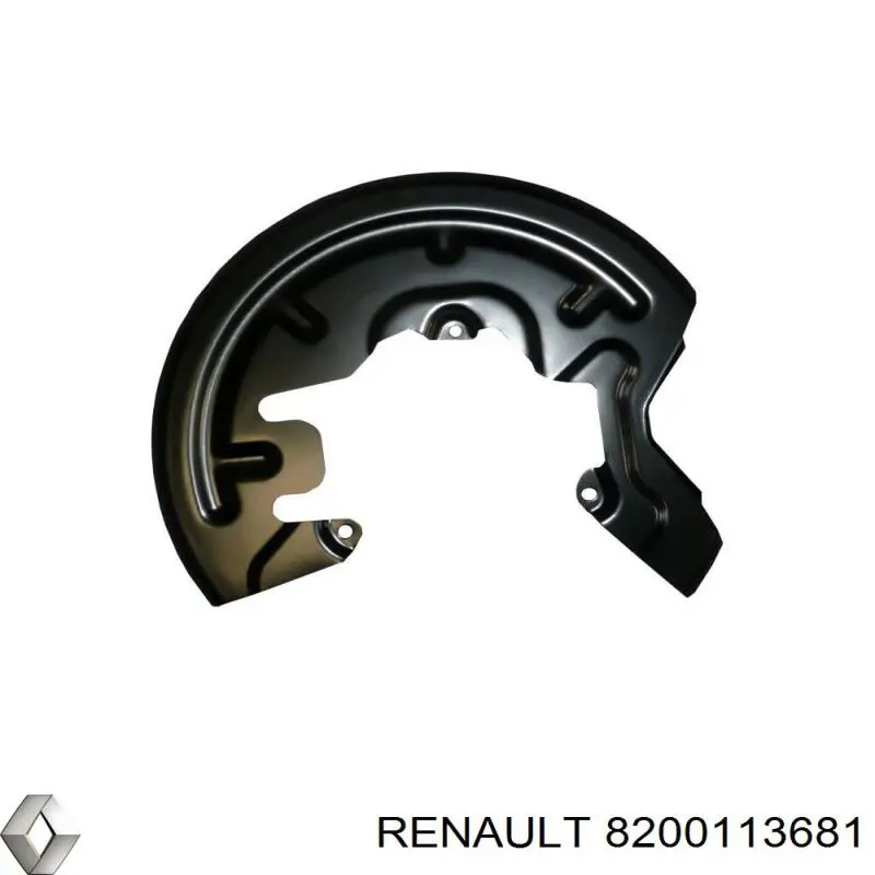 Comprar 8200113681 Renault (RVI) Protector del disco de freno delantero izquierdo