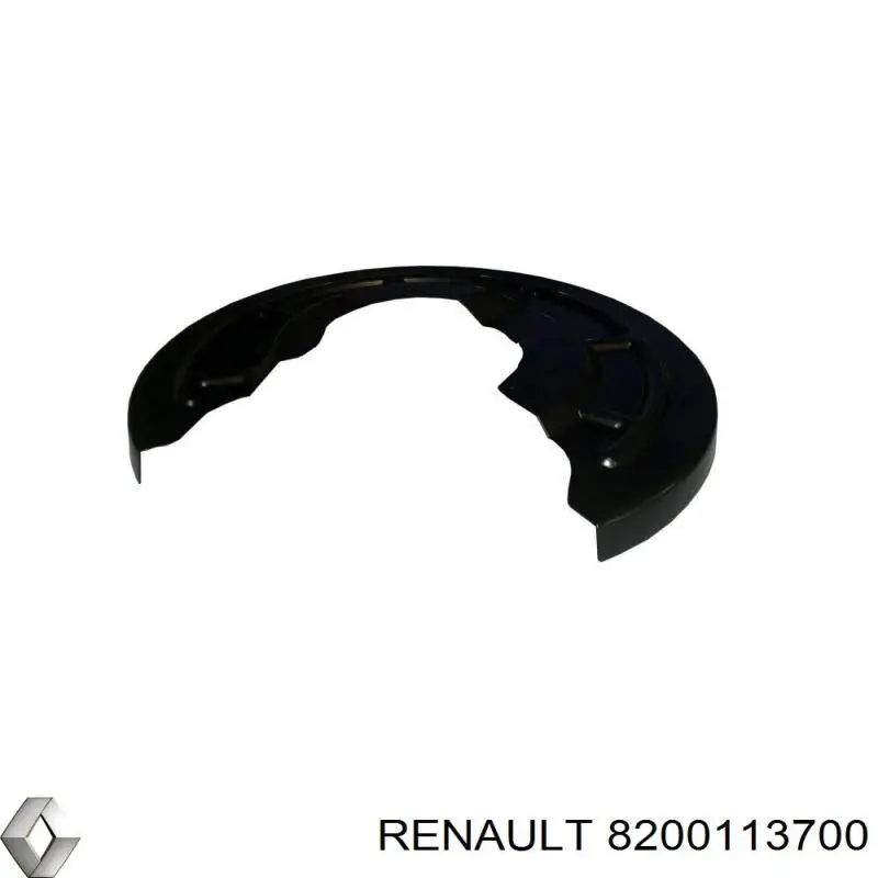 8200113700 Renault (RVI) chapa protectora contra salpicaduras, disco de freno trasero derecho