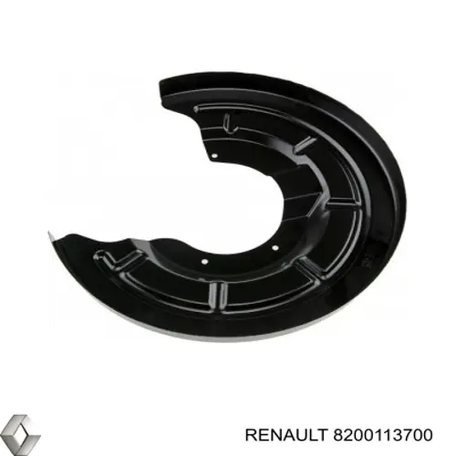 Comprar 8200113700 Renault (RVI) Protector de disco de freno trasero derecho