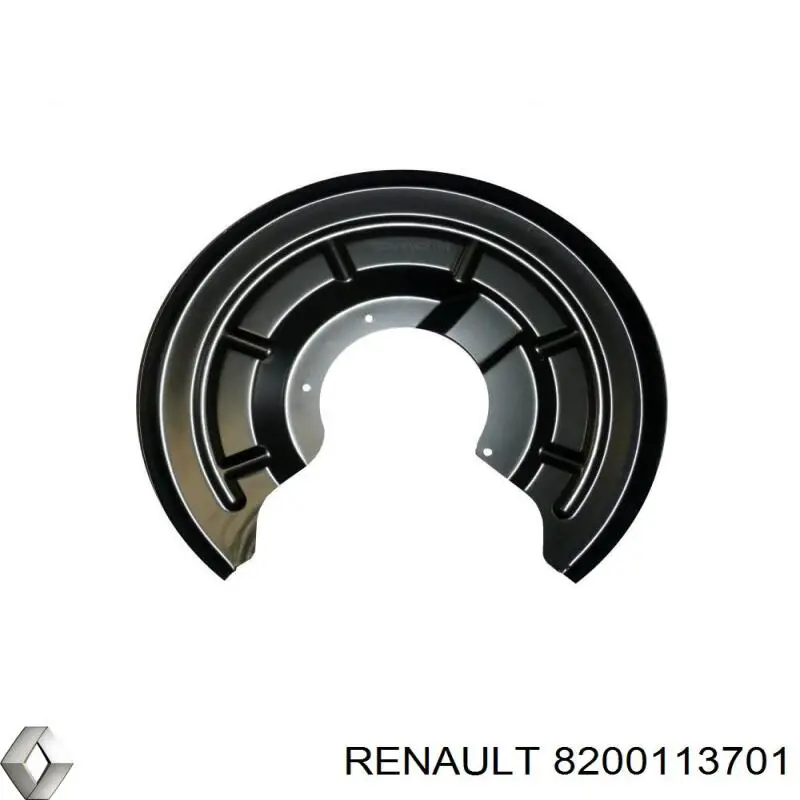 Protector de disco de freno trasero izquierdo Renault (RVI) 8200113701 precio, desde 31,64 EUR