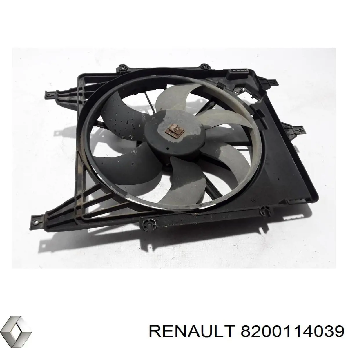 8200114039 Renault (RVI) difusor de radiador, aire acondicionado, completo con motor y rodete