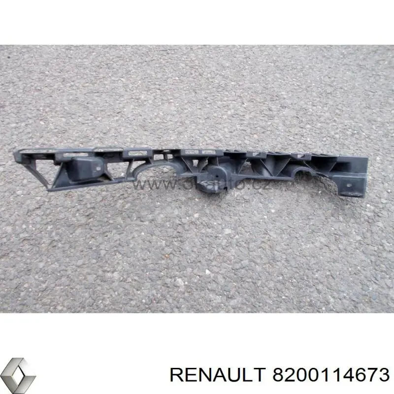 Soporte de parachoques delantero izquierdo 8200114673 Renault (RVI)