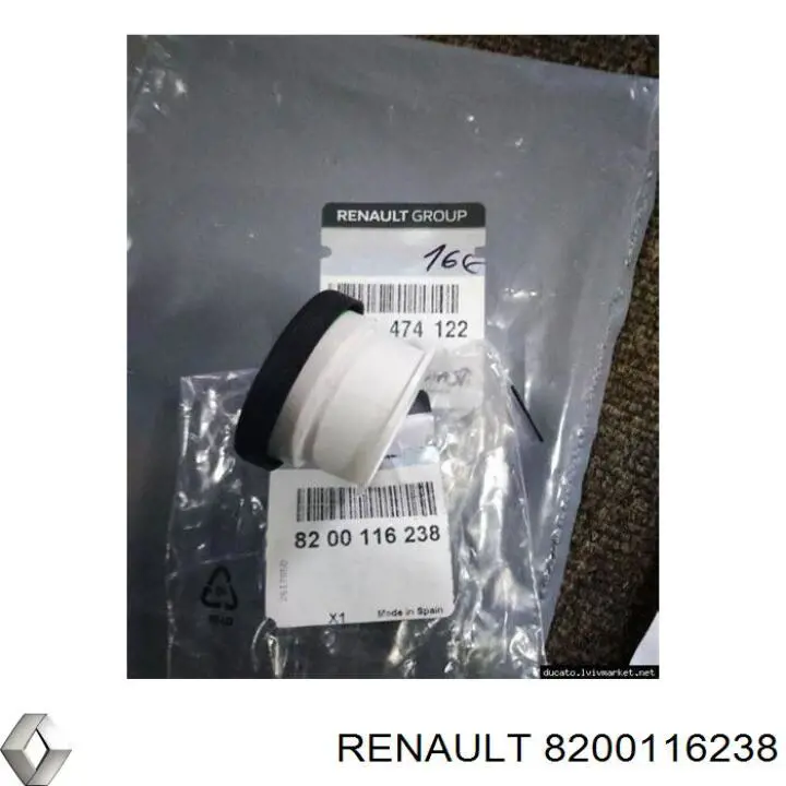 Retén del semieje delantero derecho Renault (RVI) 8200116238 precio, desde 8,80 EUR