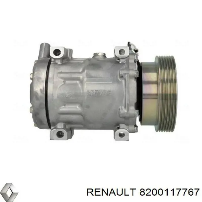 8200117767 Renault (RVI) compresor de aire acondicionado