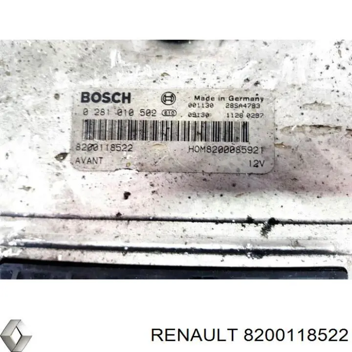 Comprar 8200118522 Renault (RVI) 