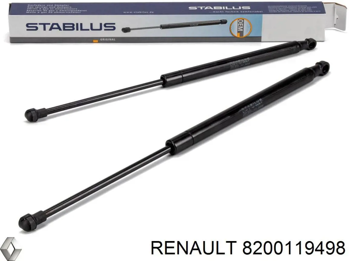 8200119498 Renault (RVI) amortiguador maletero