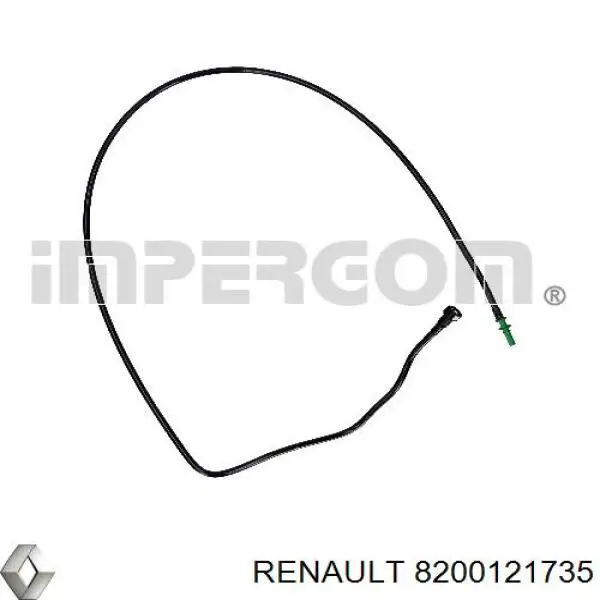 8200121735 Renault (RVI) tubo de combustible, de depósito al filtro