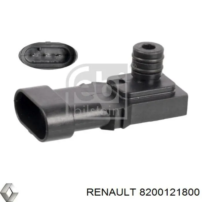 8200121800 Renault (RVI) sensor de presion del colector de admision