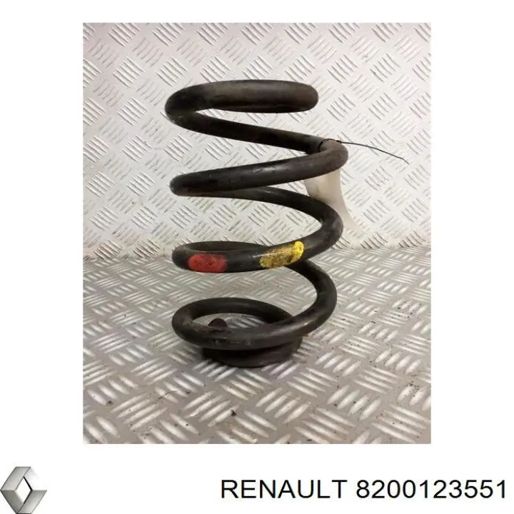 8200123551 Renault (RVI) muelle de suspensión eje delantero