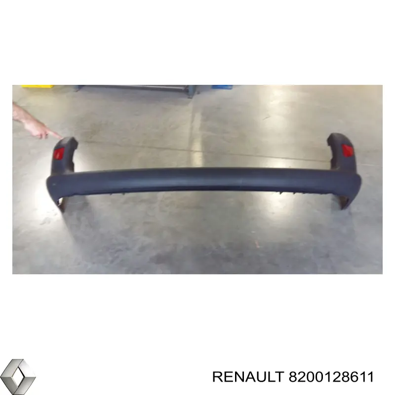 8200128611 Renault (RVI) parachoques trasero