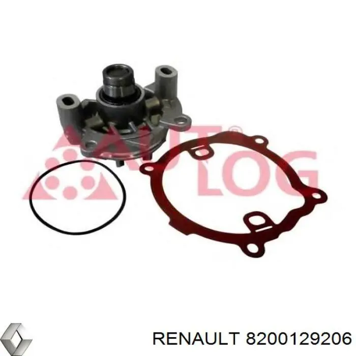 8200129206 Renault (RVI) bomba de agua