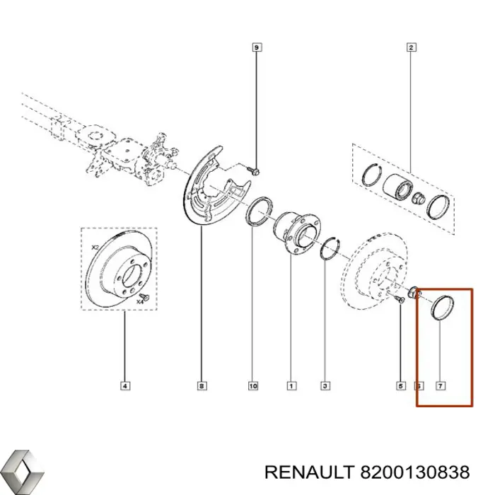  Renault (RVI) 8200130838 precio, desde 61,79 EUR