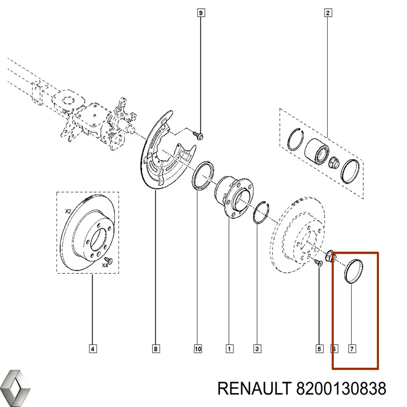 Comprar 8200130838 Renault (RVI) 
