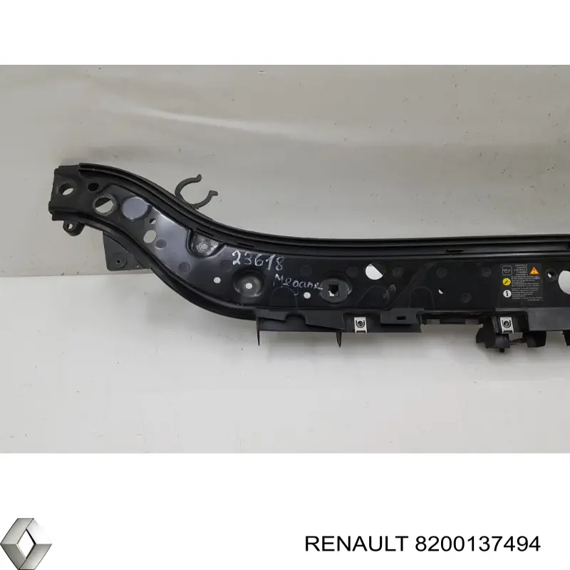 Soporte de radiador superior (panel de montaje para foco) para Renault Megane (BM0, CM0)