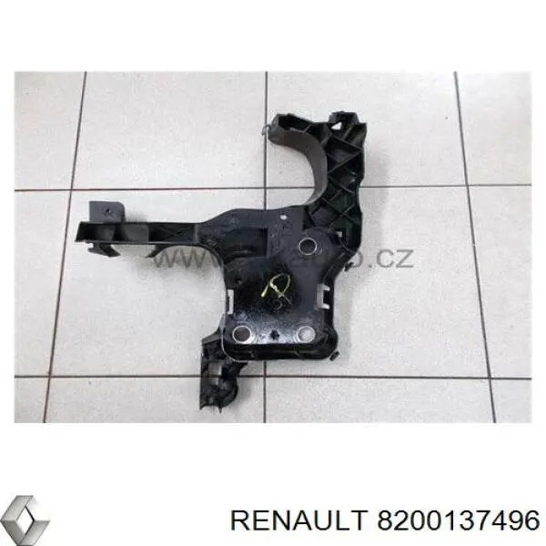 Soporte derecho del radiador (panel de montaje para faros) 4327662 VAN Wezel