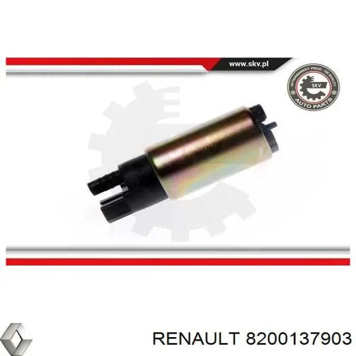 8200137903 Renault (RVI) Elemento de turbina de la bomba de combustible
