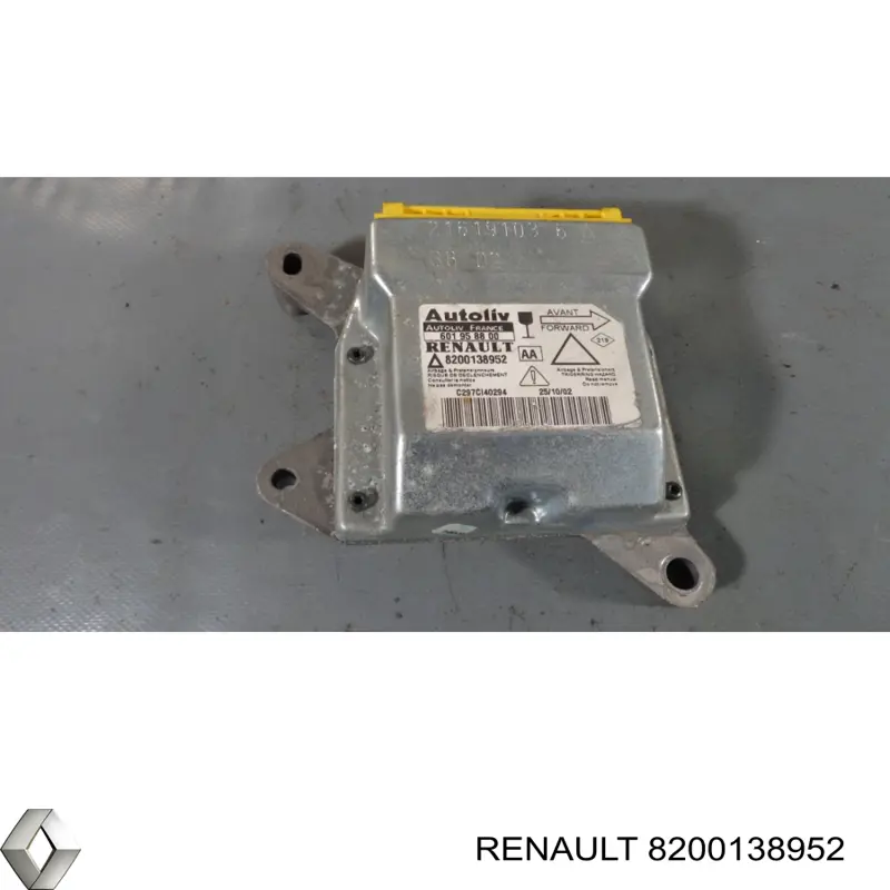 Módulo de control de airbag Renault (RVI) 8200138952 precio, desde 30,49 EUR