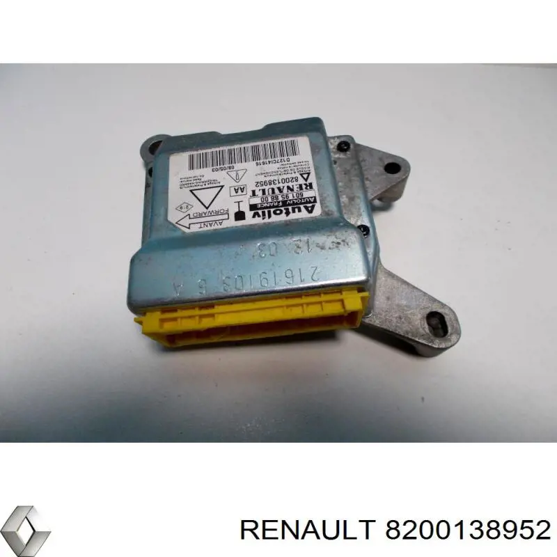 7701070531 Renault (RVI) procesador del modulo de control de airbag