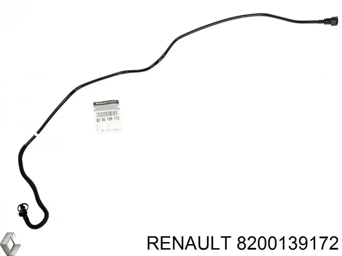 8200139172 Renault (RVI) tubería de combustible, de filtro a rampa de inyectores