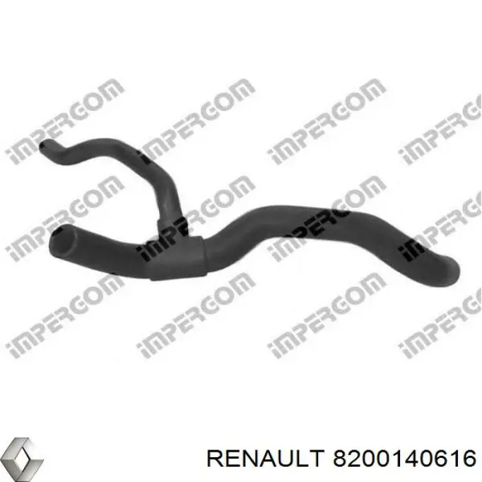 Manguera superior del radiador Renault (RVI) 8200140616 precio, desde 23,55 EUR