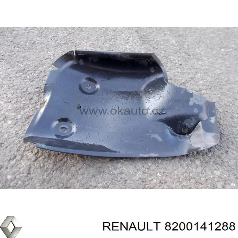 8200141288 Renault (RVI) guardabarros interior, aleta trasera, izquierdo delantero