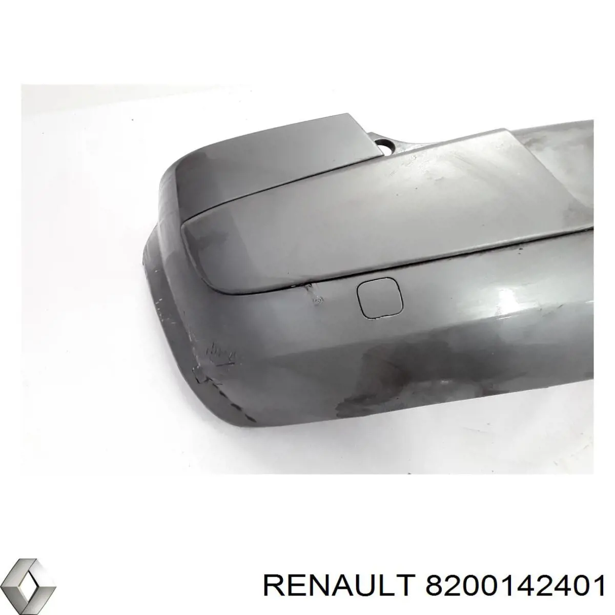 850107698R Renault (RVI) Defensa trasero