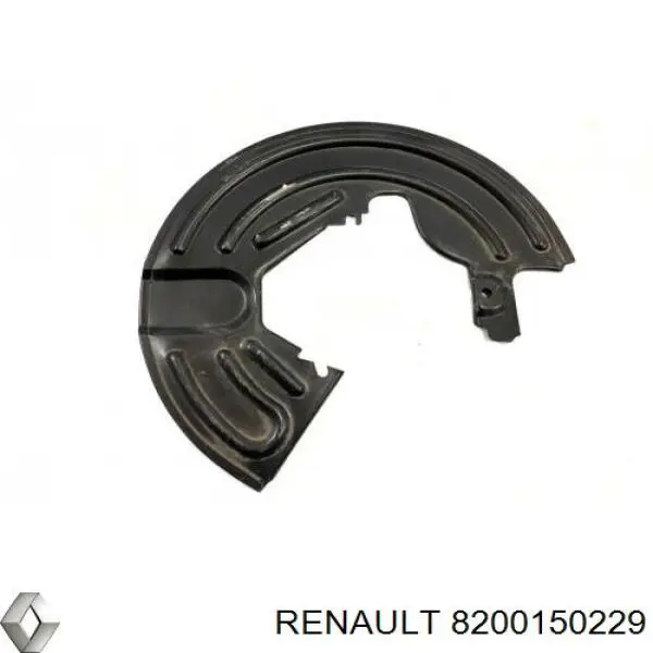 Chapa protectora contra salpicaduras, disco de freno delantero izquierdo para Renault Megane (LA0)