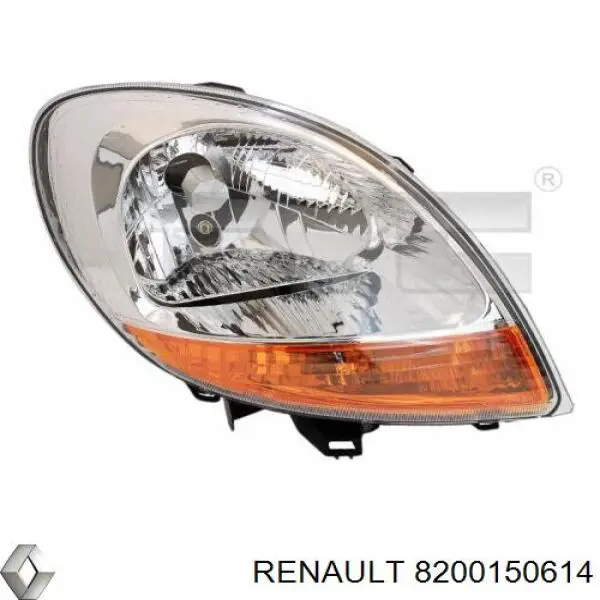 RENAULT 8200150614 faro izquierdo
