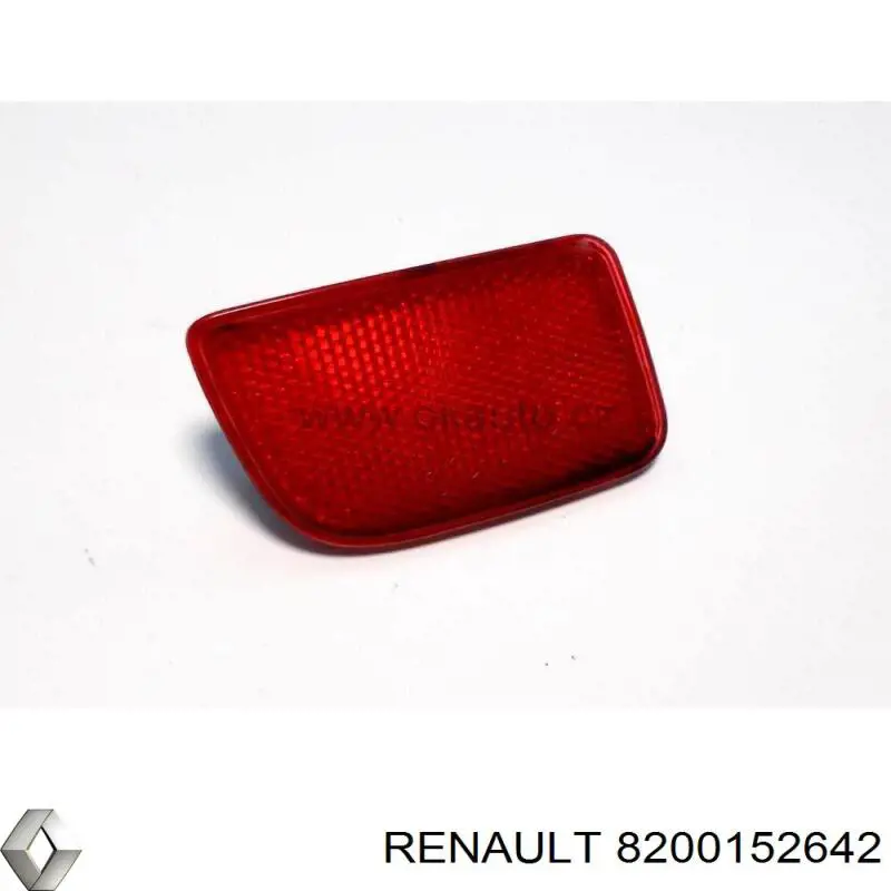 8200152642 Renault (RVI) reflector, parachoques trasero, izquierdo