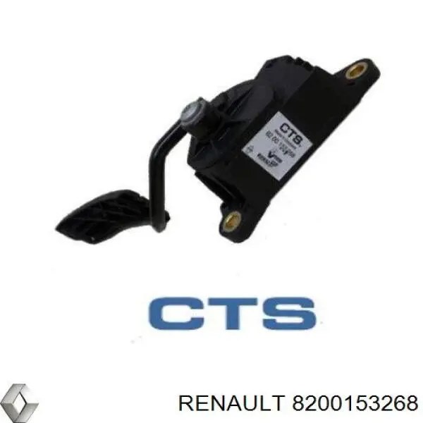 8200153268 Renault (RVI) pedal de acelerador