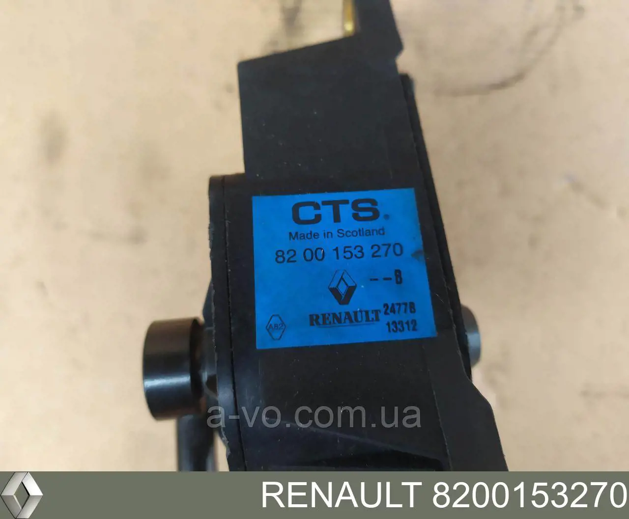 Comprar 8200153270 Renault (RVI) Pedal del acelerador