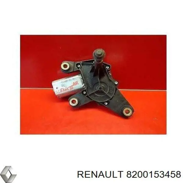 8200153458 Renault (RVI) motor limpiaparabrisas luna trasera