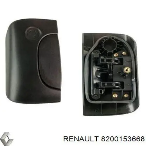 Manija exterior izquierda de puerta trasera de doble hoja Renault (RVI) 8200153668 precio, desde 26,14 EUR