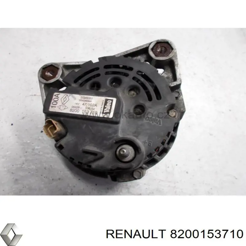 8200153710 Renault (RVI) alternador