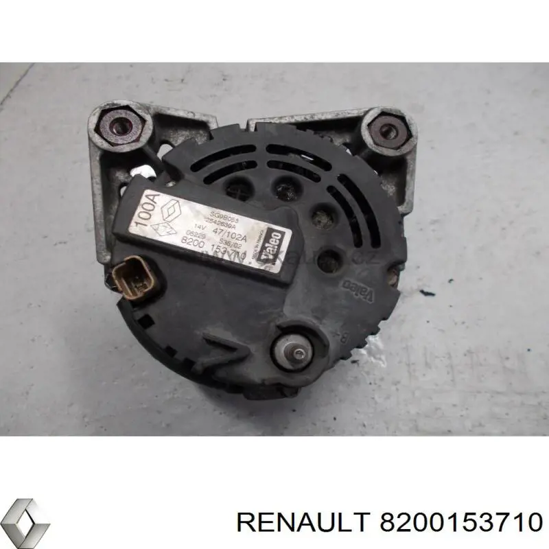 8200153710 Renault (RVI) Alternador de coche