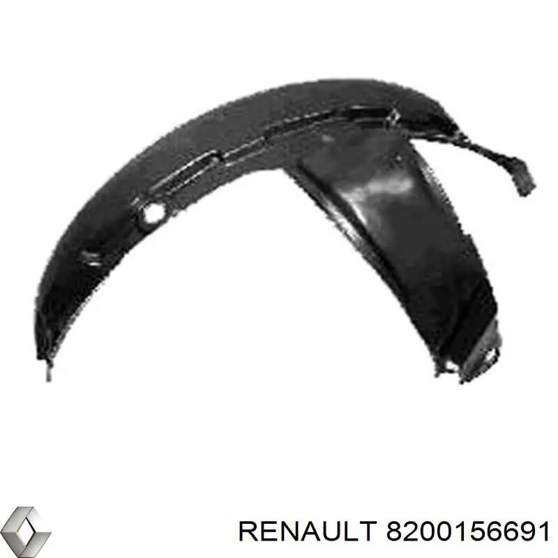 Paso de rueda delantero izquierdo trasero Renault (RVI) 8200156691 precio, desde 15,68 EUR
