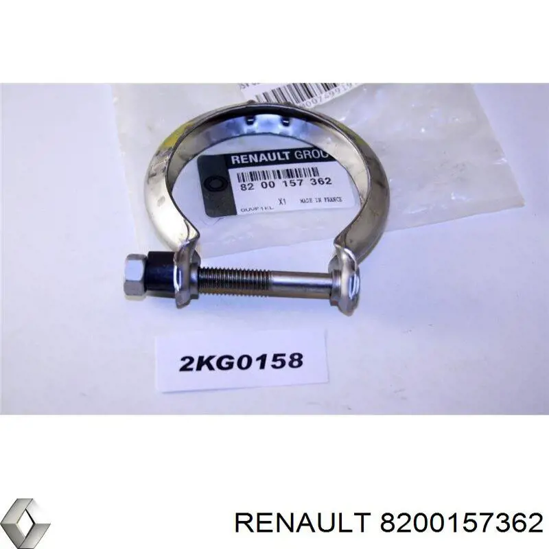 Comprar 8200157362 Renault (RVI) Abrazadera de sujeción delantera