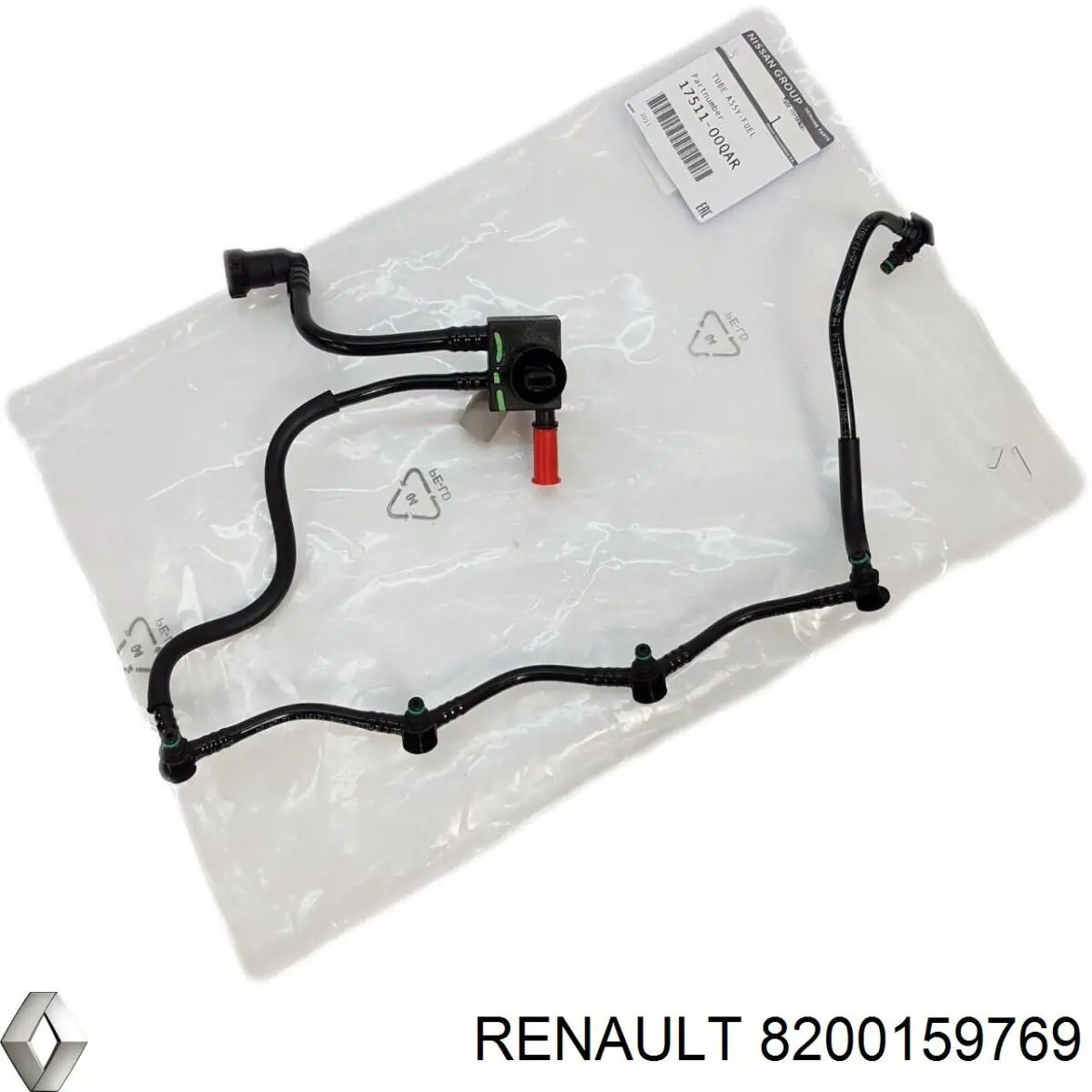 8200159769 Renault (RVI) tubo de combustible atras de las boquillas