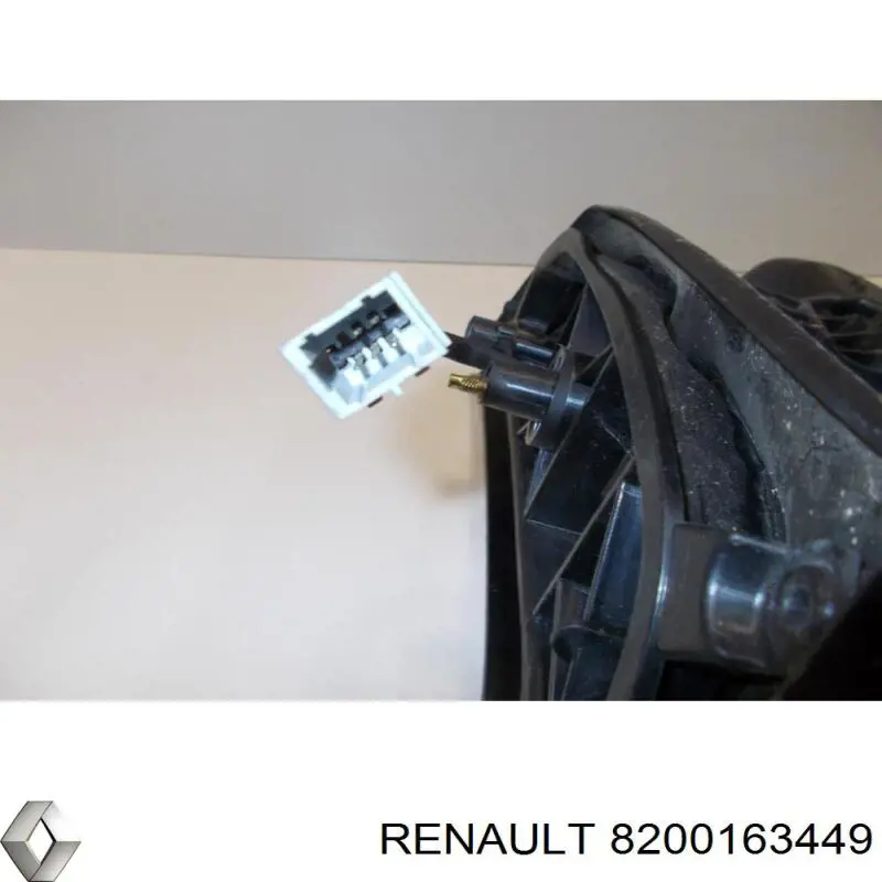 Espejo de retrovisor izquierdo 8200163449 Renault (RVI)
