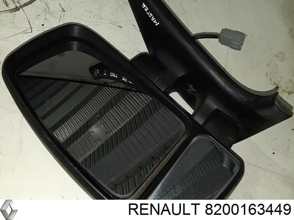 Espejo de retrovisor izquierdo 8200163449 Renault (RVI)