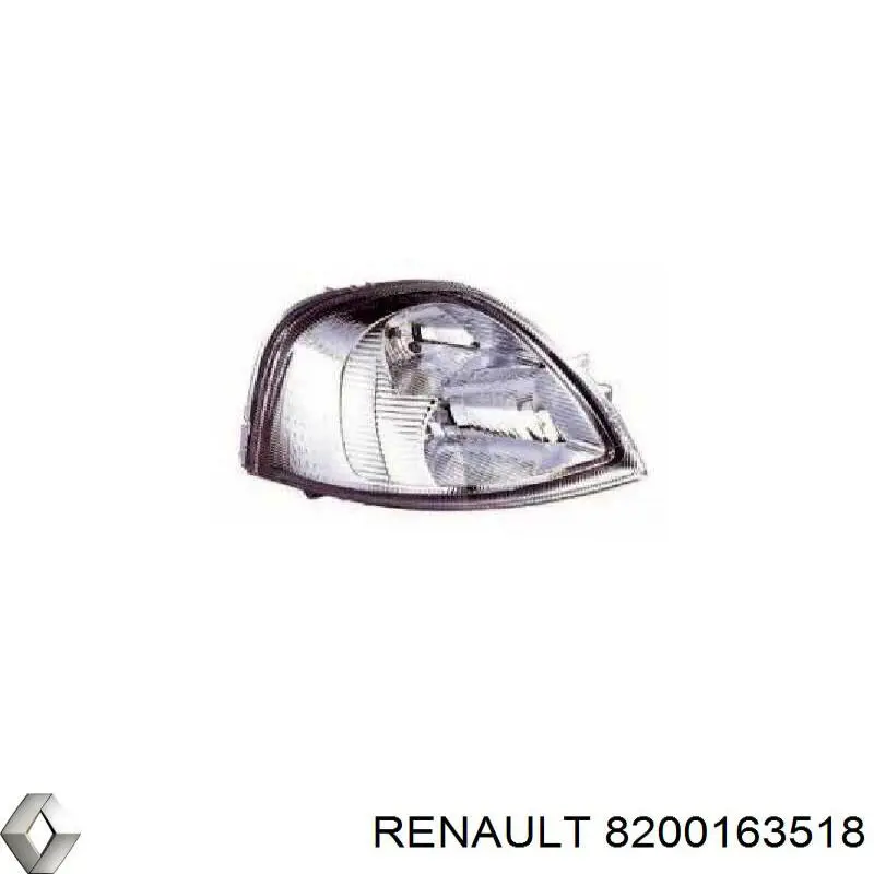 8200163518 Renault (RVI) faro derecho