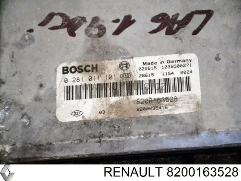 8200163528 Renault (RVI) centralina del motor / modulo de control del motor (ecu)