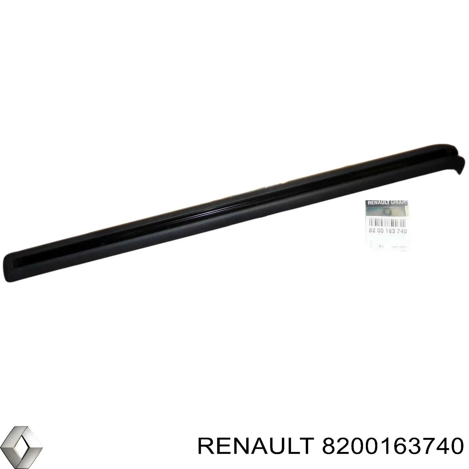Comprar 8200163740 Renault (RVI) Carril guía central derecho de puerta corrediza